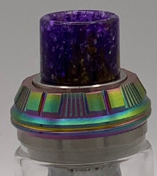 810 Drip Tip - Standard Wide Bore - Lots of Colors!! T16 Vape Accessories 810 Drip Tip Royal Purple with gold glitter