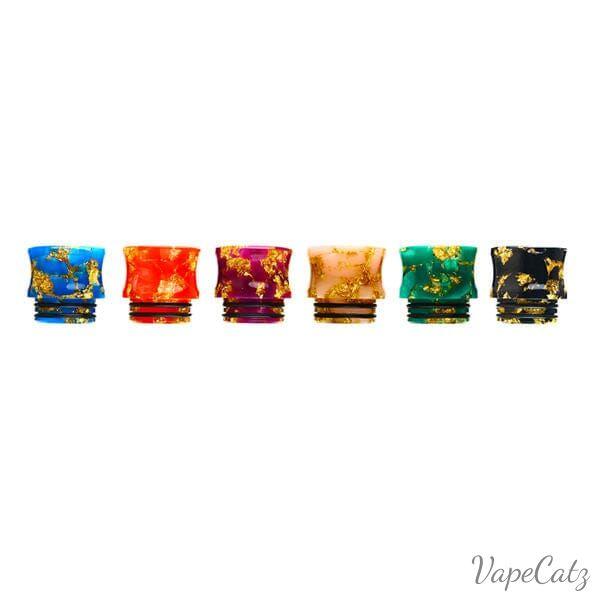 810 Drip Tip Wide Bore Concave Glittery Drip Tip or Mouth Piece T20 Vape Accessories 810 Drip Tip