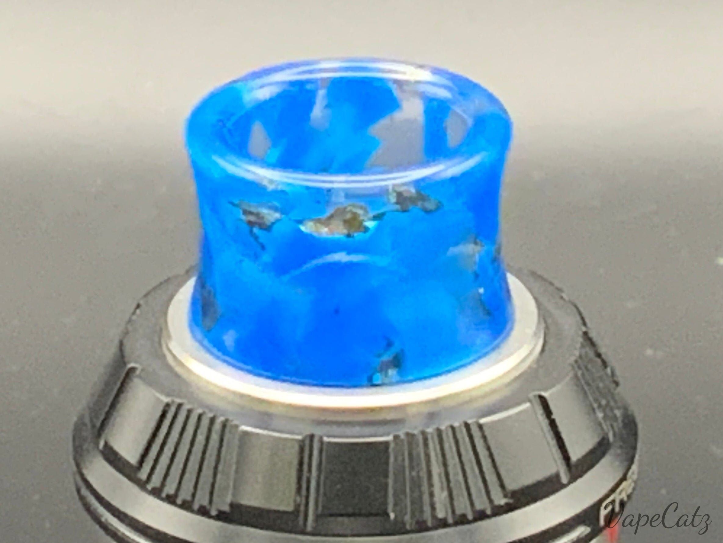 810 Drip Tip Wide Bore Concave Glittery Drip Tip or Mouth Piece T20 Vape Accessories 810 Drip Tip Blue