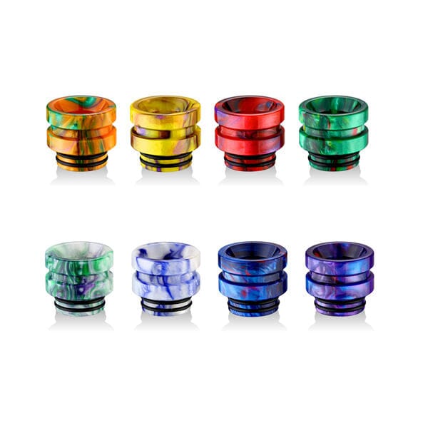 810 Drip Tip - Wide Bore with barrel rings V23 Vape Accessories 810 Drip Tip