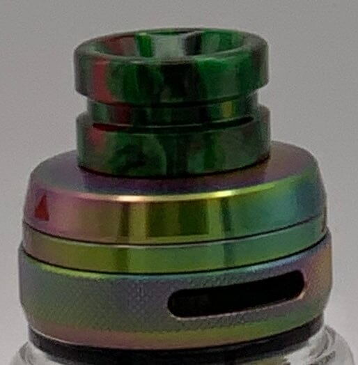 810 Drip Tip - Wide Bore with barrel rings V23 Vape Accessories 810 Drip Tip Green / Red Mix