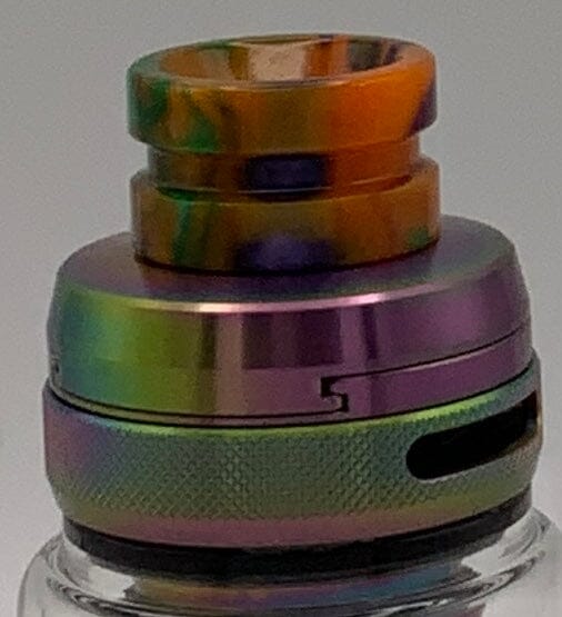 810 Drip Tip - Wide Bore with barrel rings V23 Vape Accessories 810 Drip Tip Orange / Green Mix