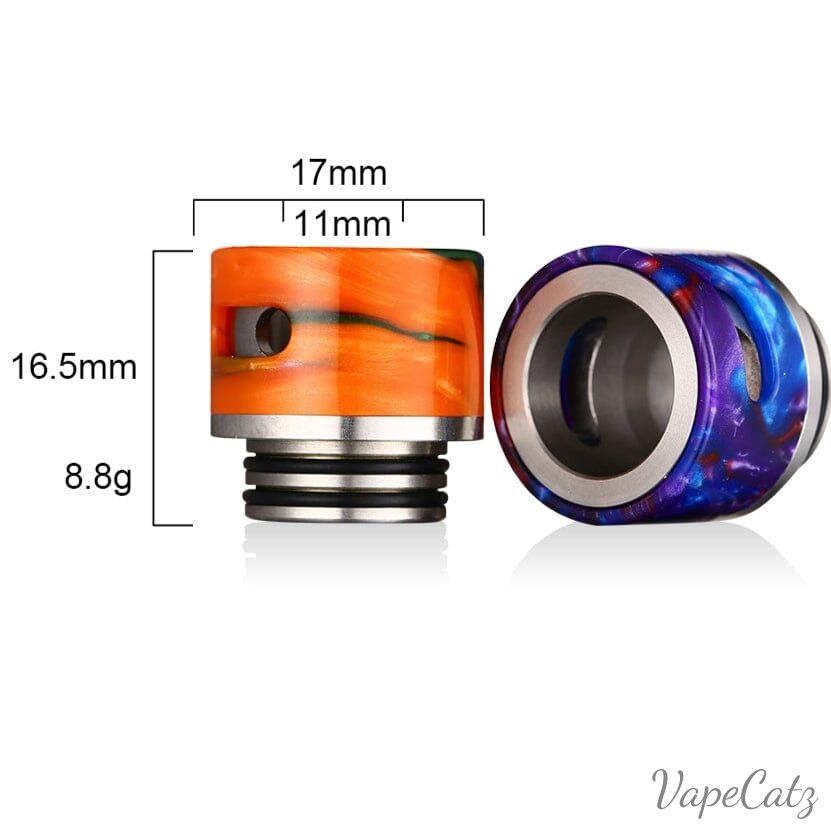 810 Epoxy Resin Drip Tip Great colors & Air Flow! T15 Vape Accessories 810 Drip Tip
