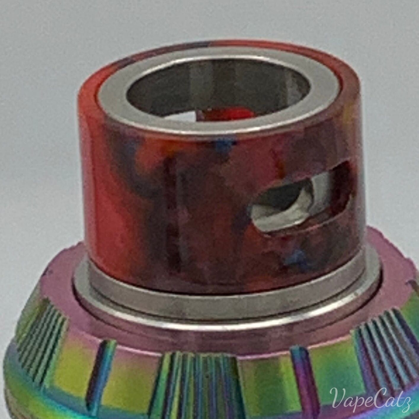 810 Epoxy Resin Drip Tip Great colors & Air Flow! T15 Vape Accessories 810 Drip Tip Red with Yellow & Blue