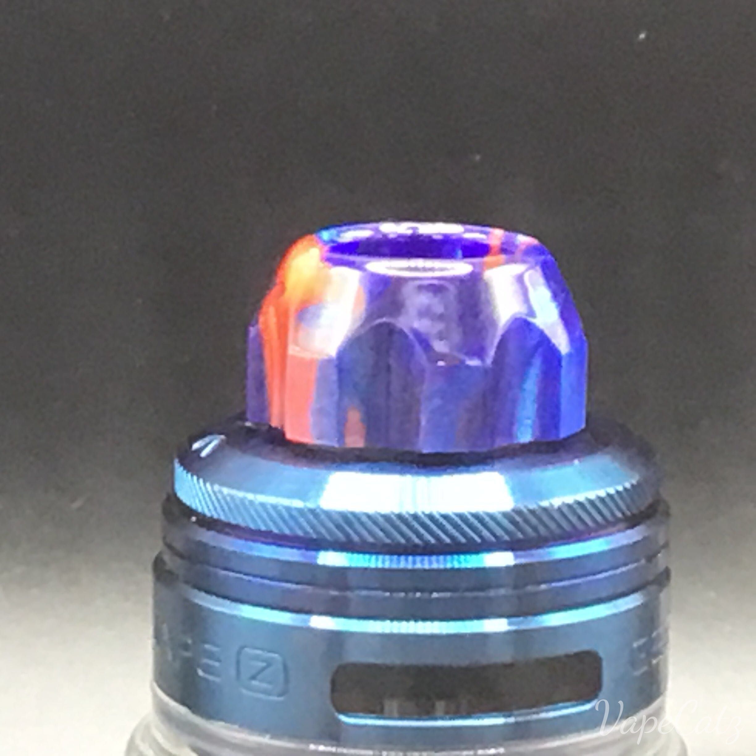 810 Gear Shaped Drip Tip or Mouth Piece, Really Comfy... T8 Vape Accessories 810 Drip Tip Blue with Red