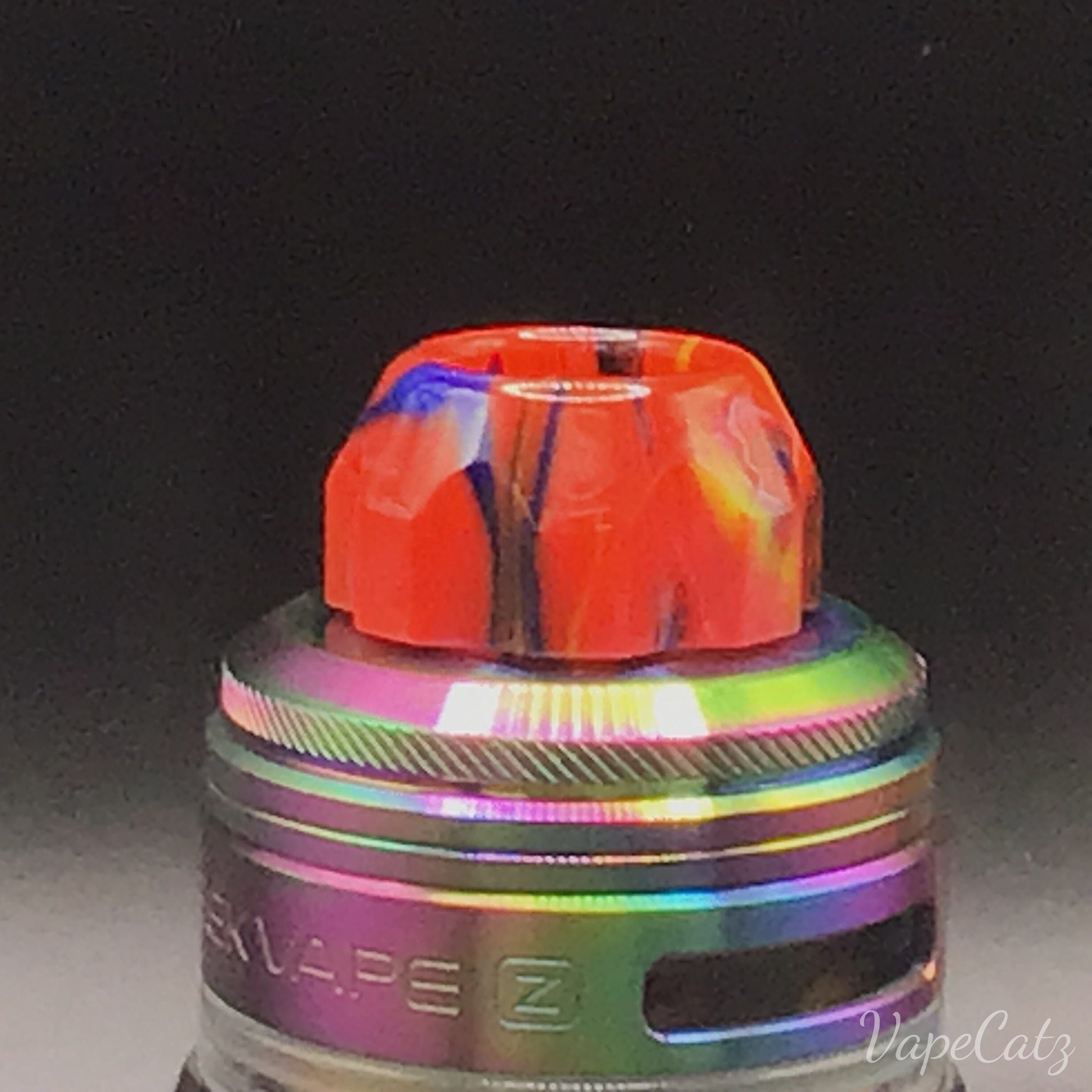 810 Gear Shaped Drip Tip or Mouth Piece, Really Comfy... T8 Vape Accessories 810 Drip Tip Red with Blue