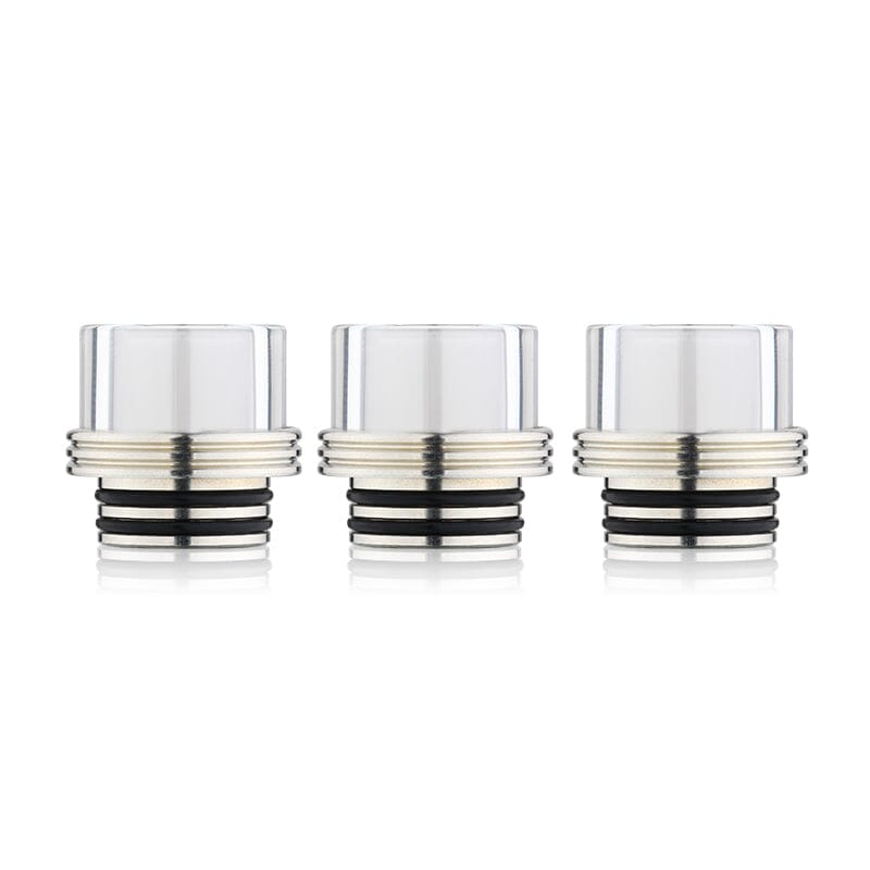 810 Glass and Stainless Steel drip tip very wide bore V31 Vape Accessories 810 Drip Tip