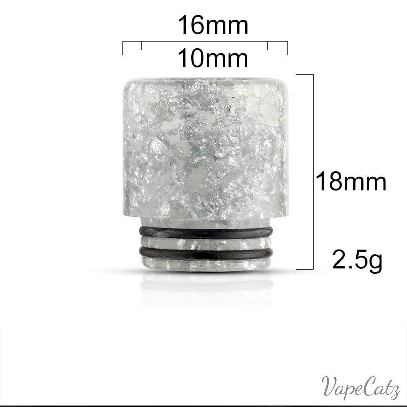 810 Gold or Silver Glitter Tip T25 Vape Accessories 810 Drip Tip