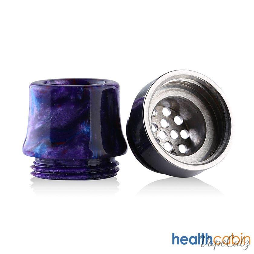 810 Resin Black Cone Tip with Anti Splash Screen YB2 Vape Accessories 810 Drip Tip