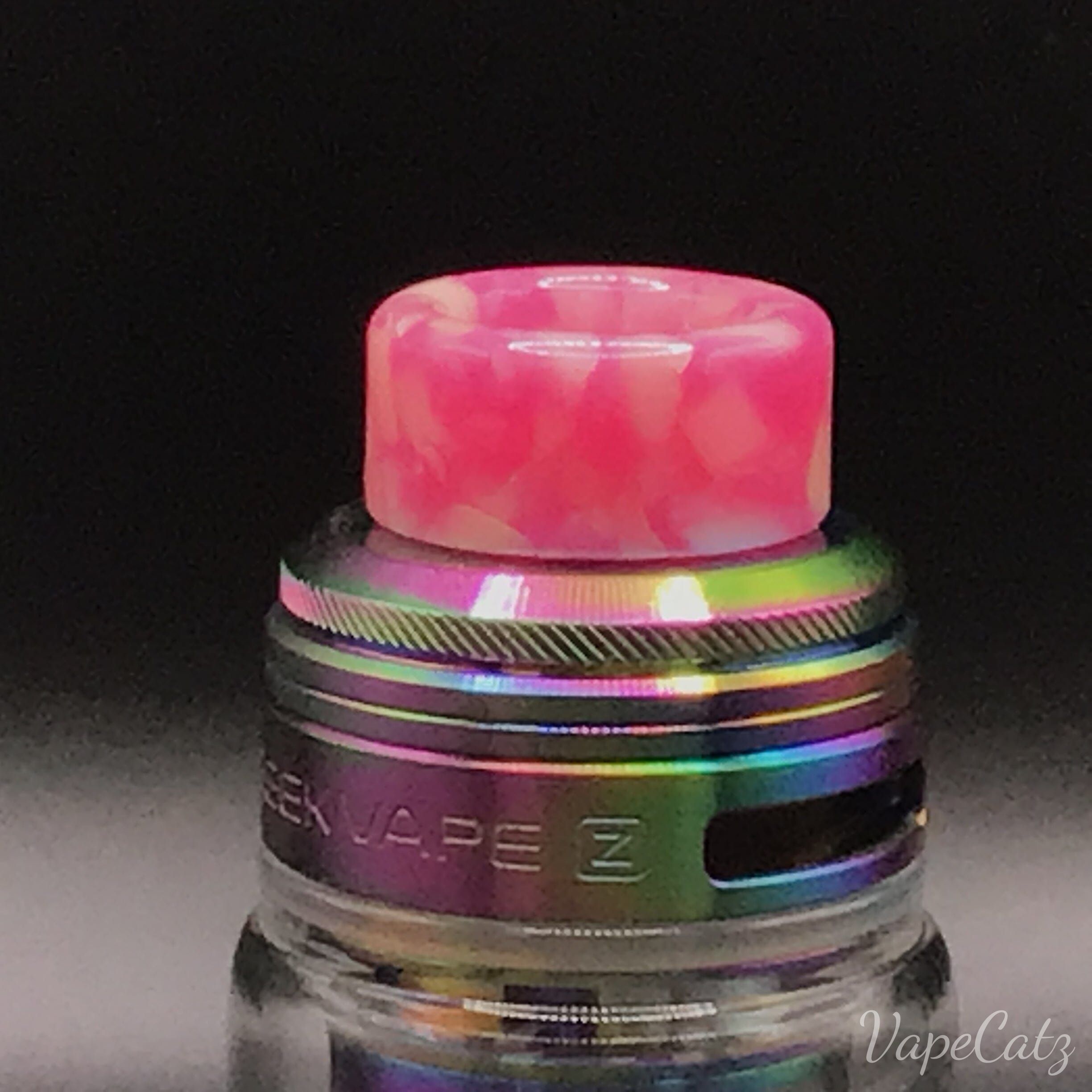 810 Resin Bubble Drip Tip for Sub Ohm Tank T1 Vape Accessories 810 Drip Tip Pink with White Chips