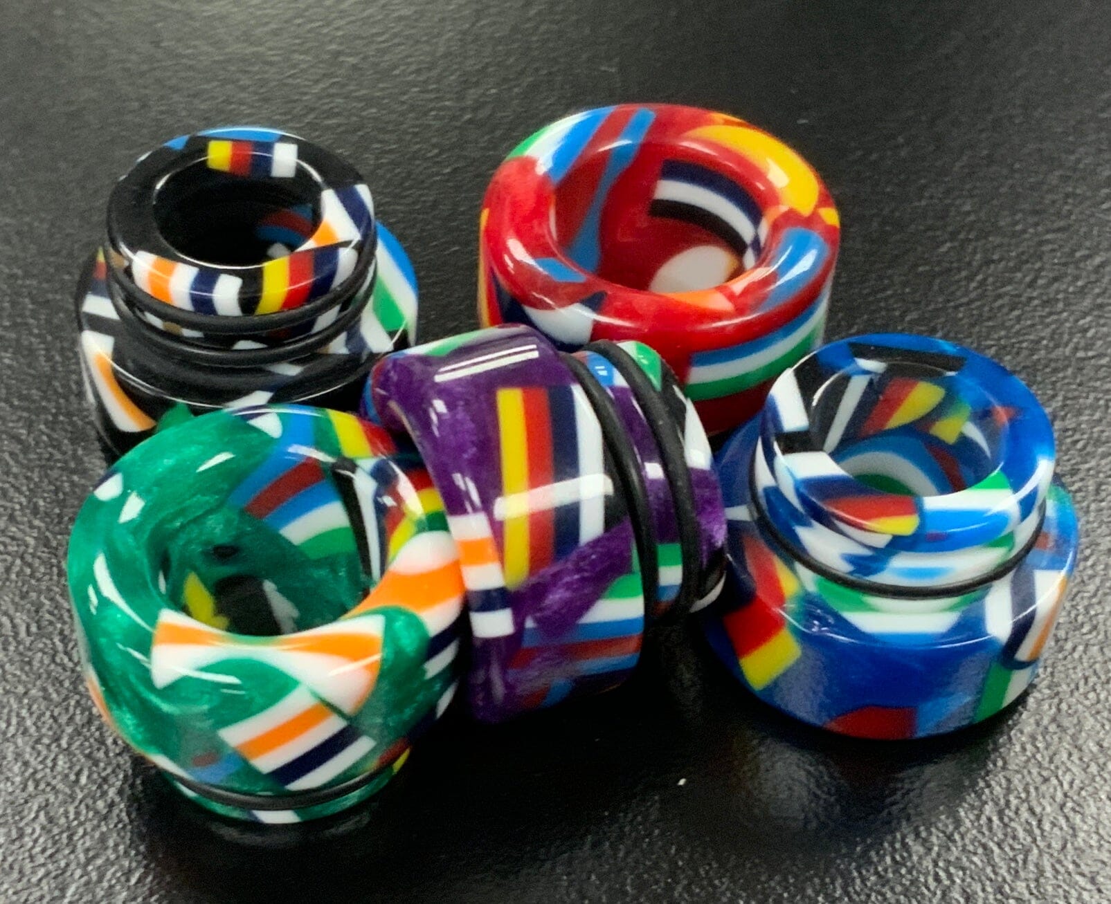 810 Resin Drip Tip - Geometric Fanatics Only! So many options! V21 Vape Accessories 810 Drip Tip