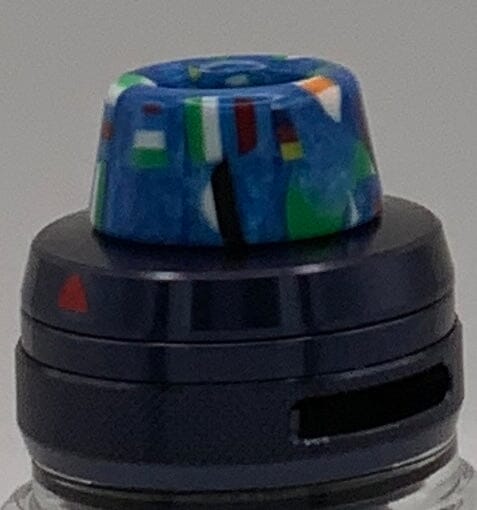 810 Resin Drip Tip - Geometric Fanatics Only! So many options! V21 Vape Accessories 810 Drip Tip Classic Dome Blue Mix