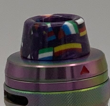 810 Resin Drip Tip - Geometric Fanatics Only! So many options! V21 Vape Accessories 810 Drip Tip Classic Dome Purple Mix