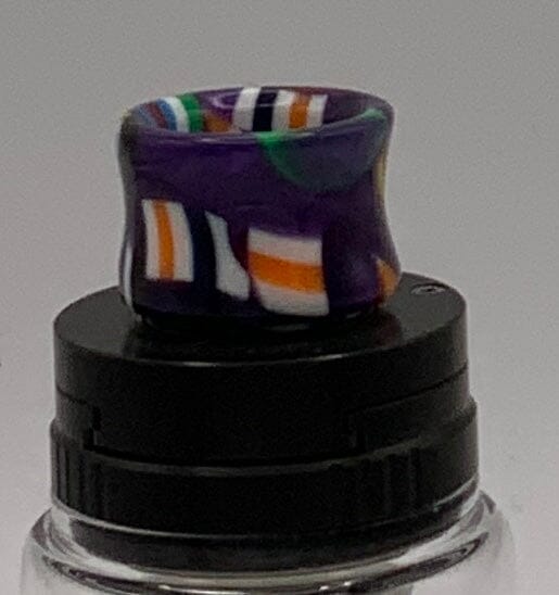 810 Resin Drip Tip - Geometric Fanatics Only! So many options! V21 Vape Accessories 810 Drip Tip Normal Concave Wide Bore Purple Mix