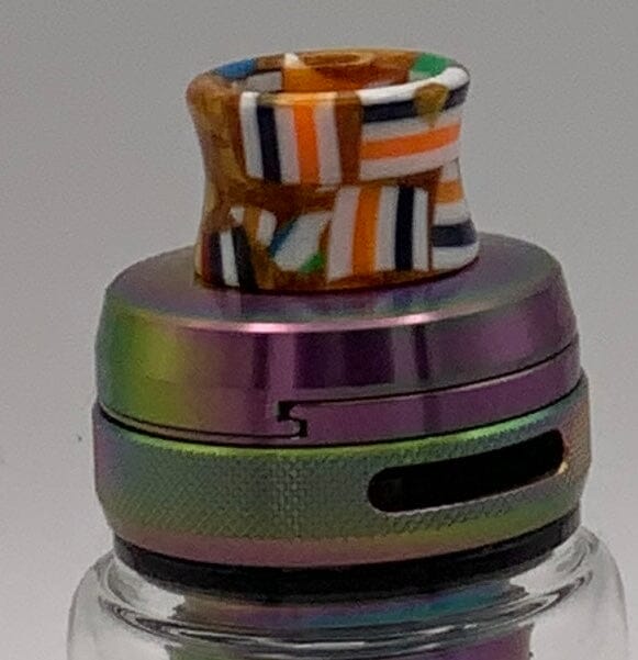 810 Resin Drip Tip - Geometric Fanatics Only! So many options! V21 Vape Accessories 810 Drip Tip Normal Concave Wide Bore Yellow Mix