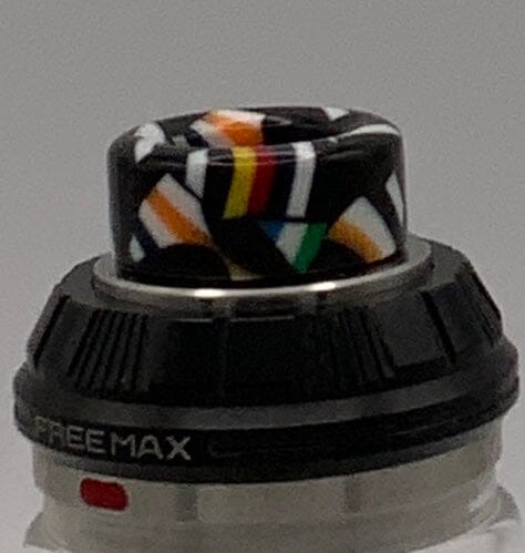 810 Resin Drip Tip - Geometric Fanatics Only! So many options! V21 Vape Accessories 810 Drip Tip Short & Stubby Black Mix