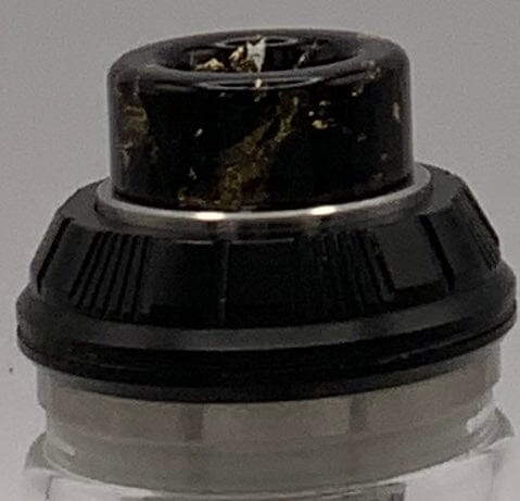 810 Resin Drip Tip Short & Stubby & Thick T10 Vape Accessories 810 Drip Tip Black with gold flakes
