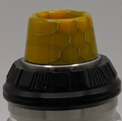 810 Resin Short & Shiny Drip Tip Mouthpiece...... and more.... B1 .1 Vape Accessories 810 Drip Tip Dark Mustard Yellow