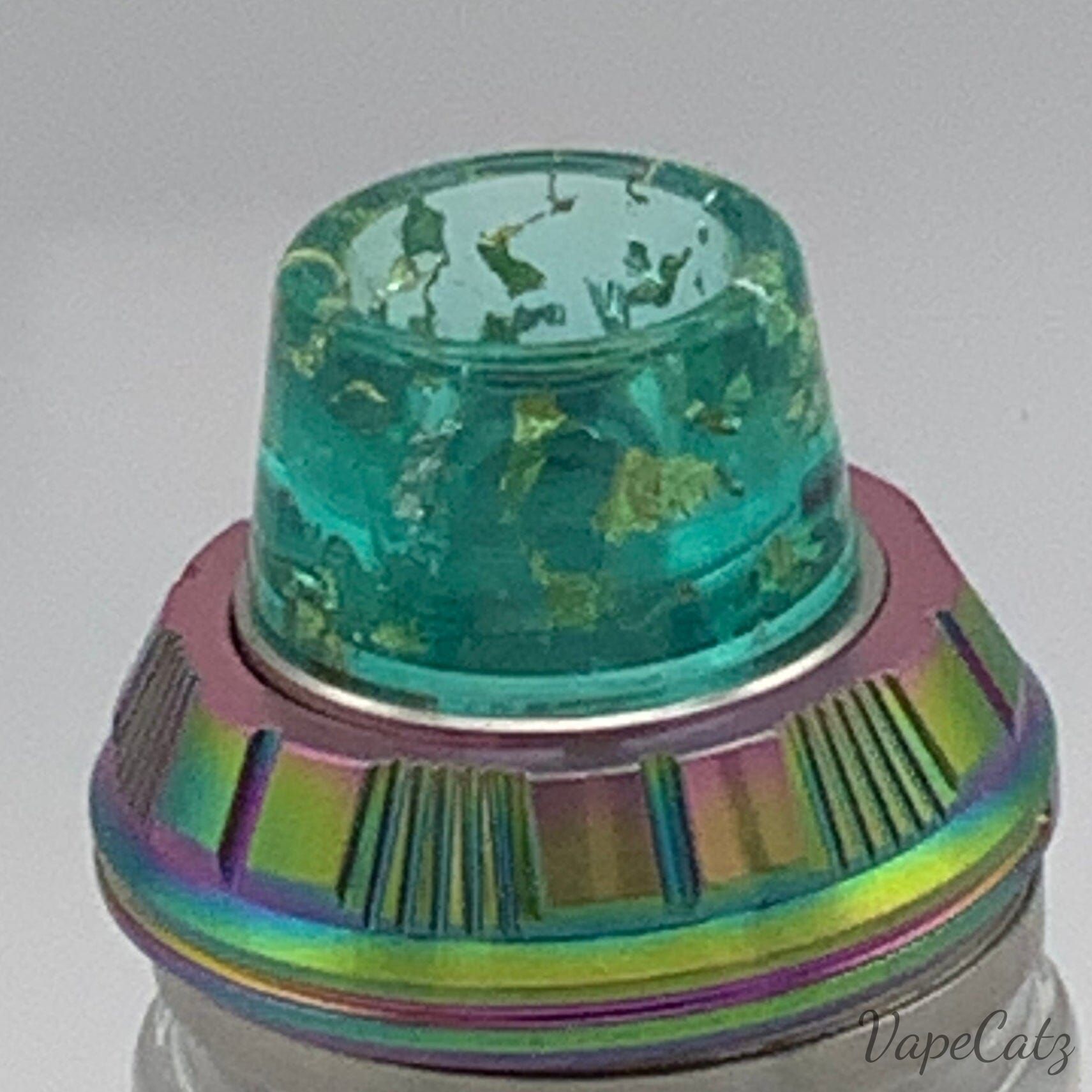 810 Resin Short & Shiny Drip Tip Mouthpiece B1 Vape Accessories 810 Drip Tip Green with Glitter