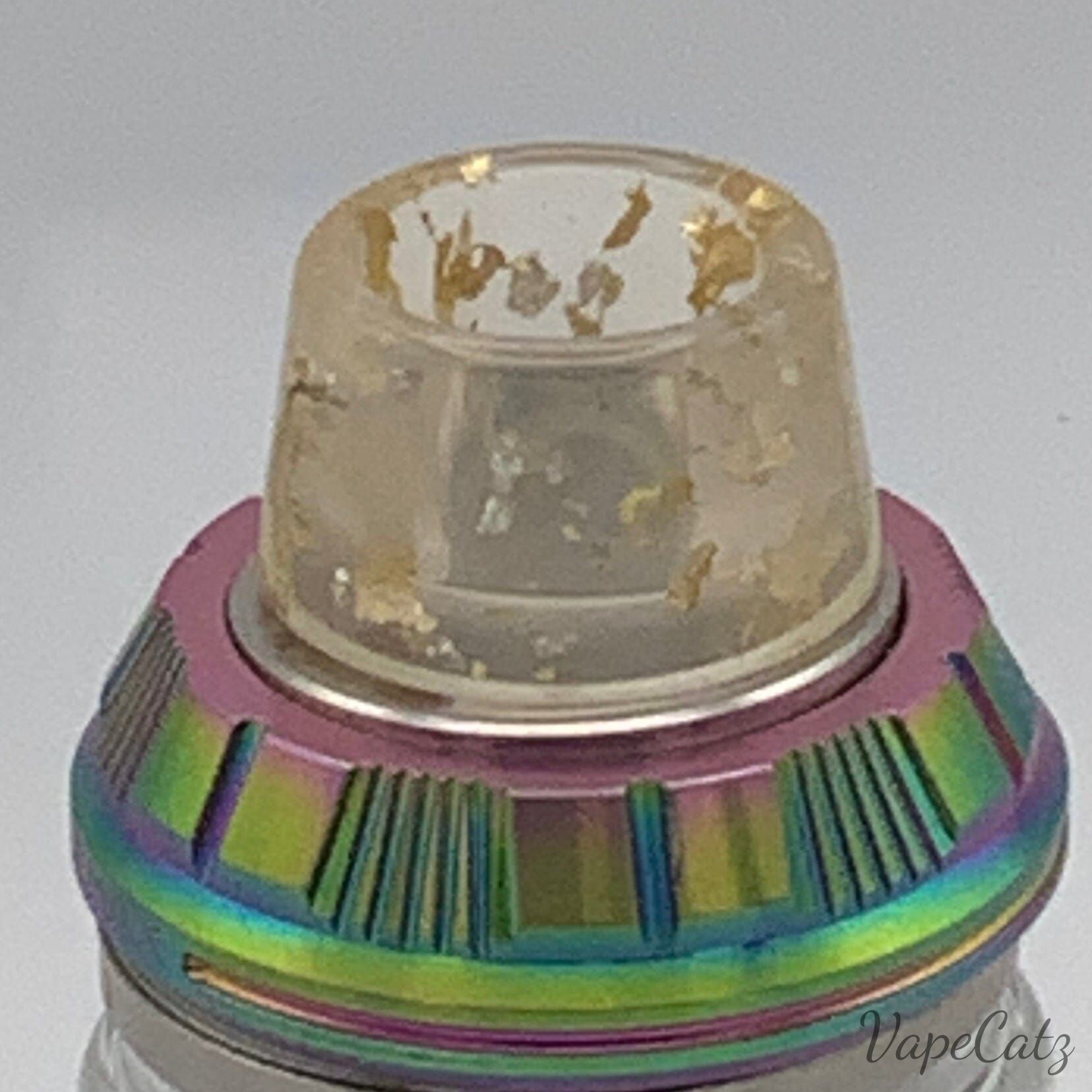 810 Resin Short & Shiny Drip Tip Mouthpiece B1 Vape Accessories 810 Drip Tip Opal Semi Clear with Glitter
