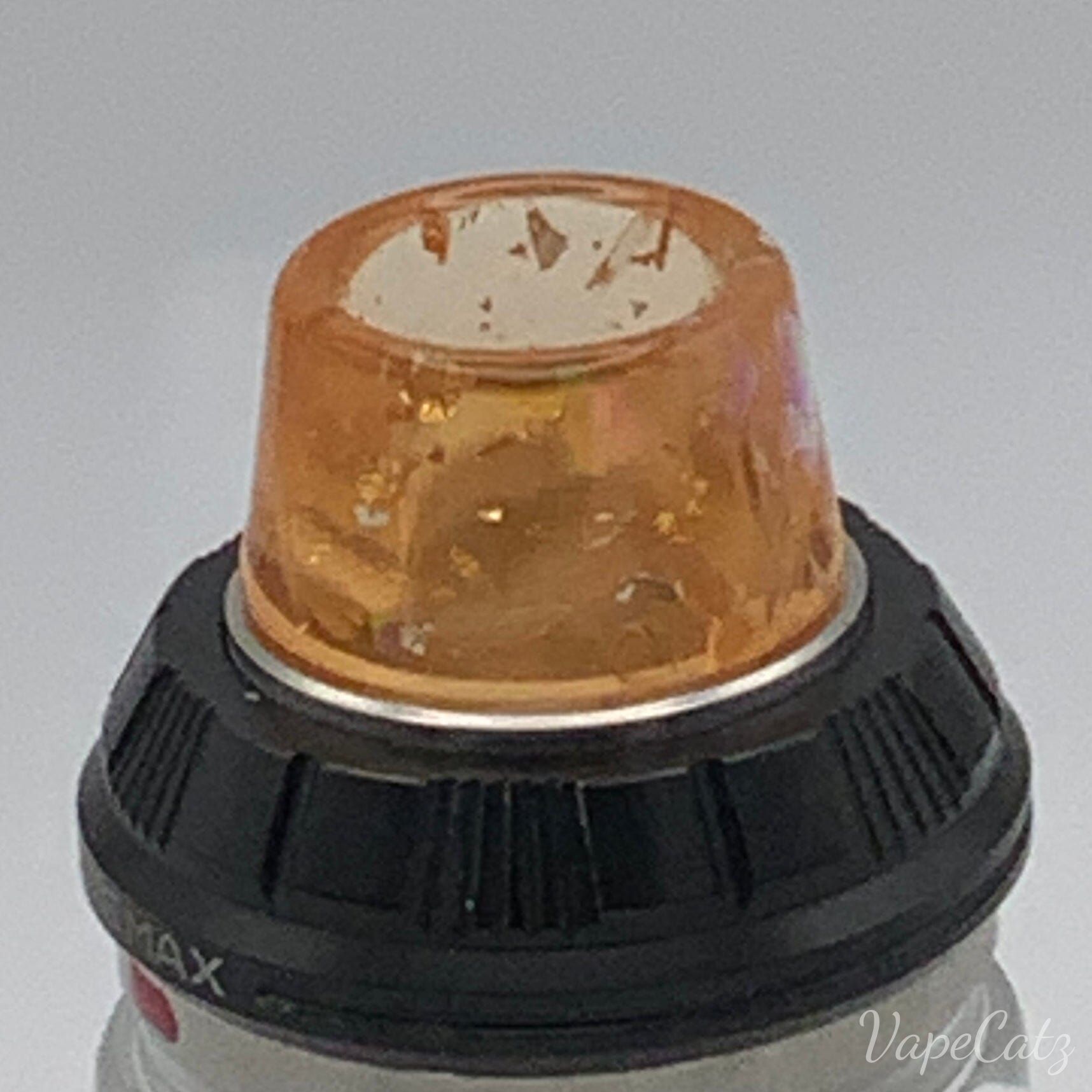 810 Resin Short & Shiny Drip Tip Mouthpiece B1 Vape Accessories 810 Drip Tip Peach Semi-Clear with Glitter