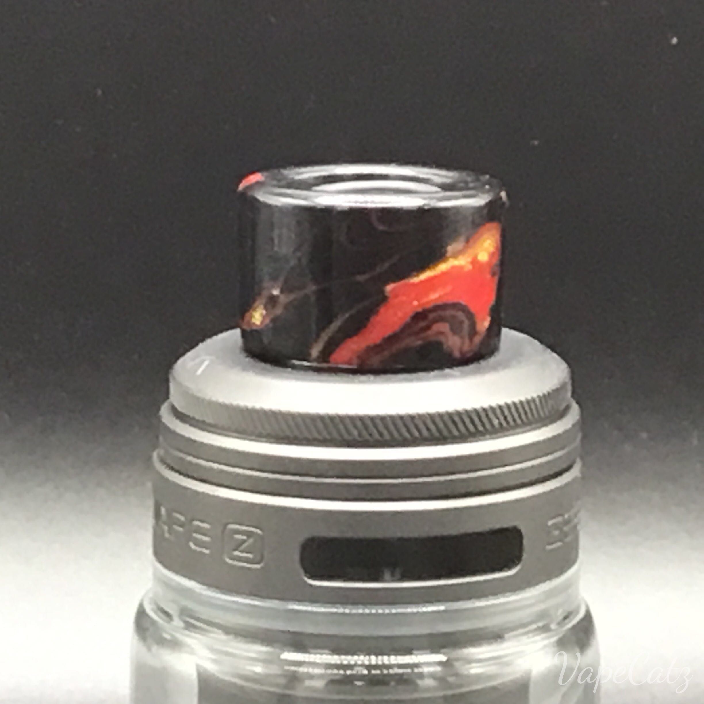 810 Resin & Stainless Steel Drip Tip T5 Vape Accessories 810 Drip Tip Black / Red & Gold Blend