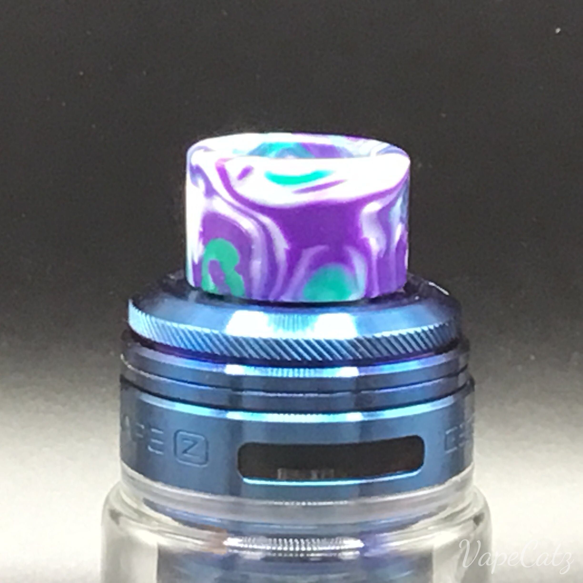 810 Resin & Stainless Steel Drip Tip T5 Vape Accessories 810 Drip Tip White / Purple & Green Blend