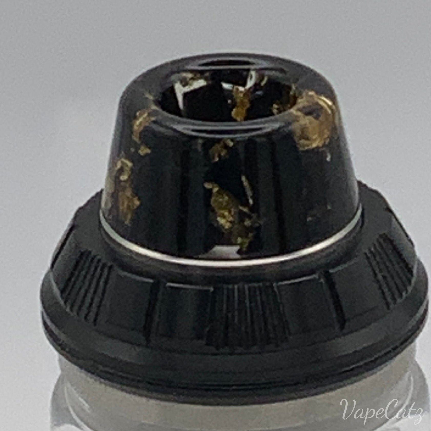 810 Short Resin Drip Tip C6 Vape Accessories 810 Drip Tip Black with Gold Veins