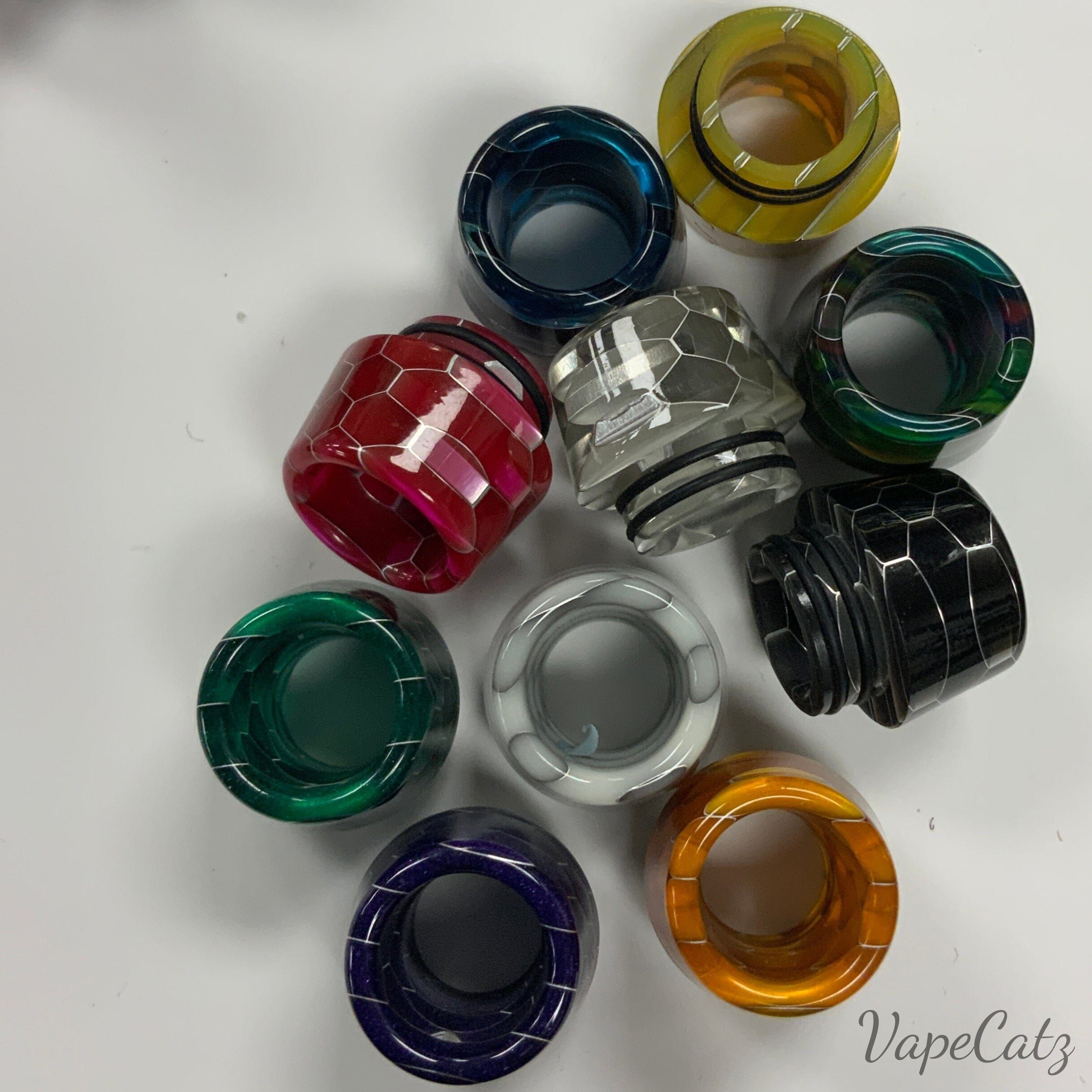 810 Short Resin Volcano Tip With Honeycomb Pattern CB9 Vape Accessories 810 Drip Tip