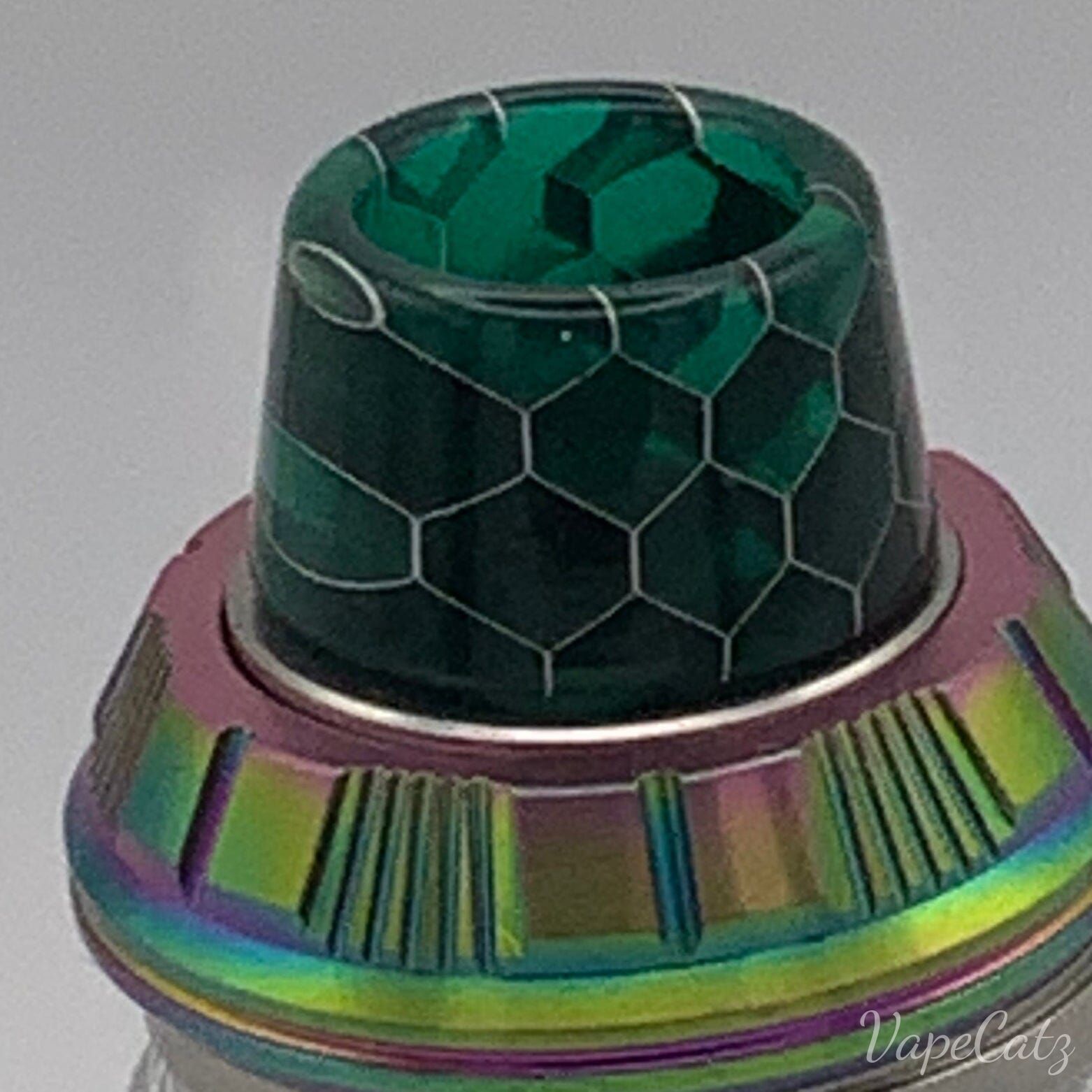 810 Short Resin Volcano Tip With Honeycomb Pattern CB9 Vape Accessories 810 Drip Tip