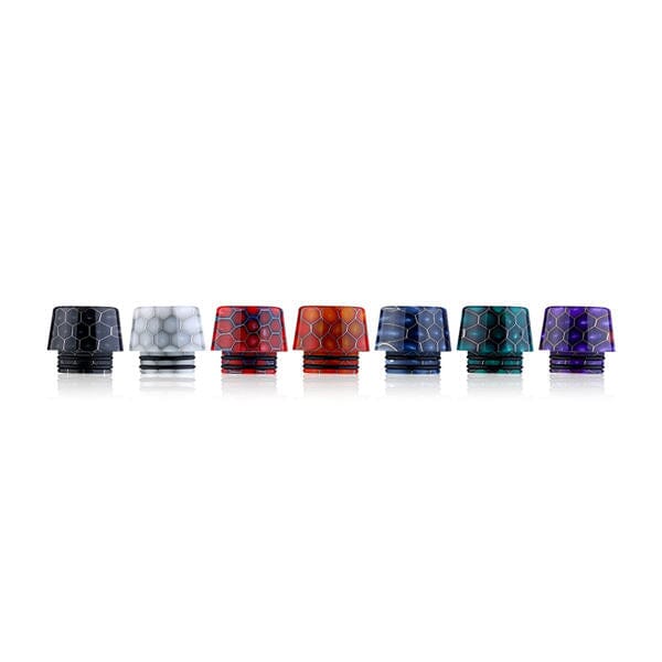 810 Short Resin Volcano Tip With Honeycomb Pattern CB9 Vape Accessories 810 Drip Tip