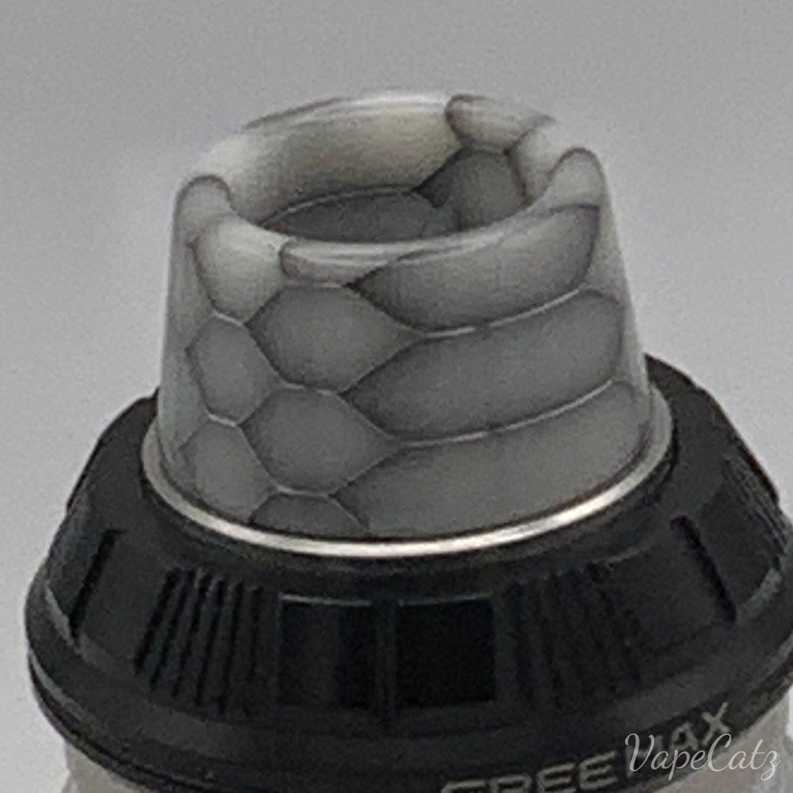 810 Short Resin Volcano Tip With Honeycomb Pattern CB9 Vape Accessories 810 Drip Tip White