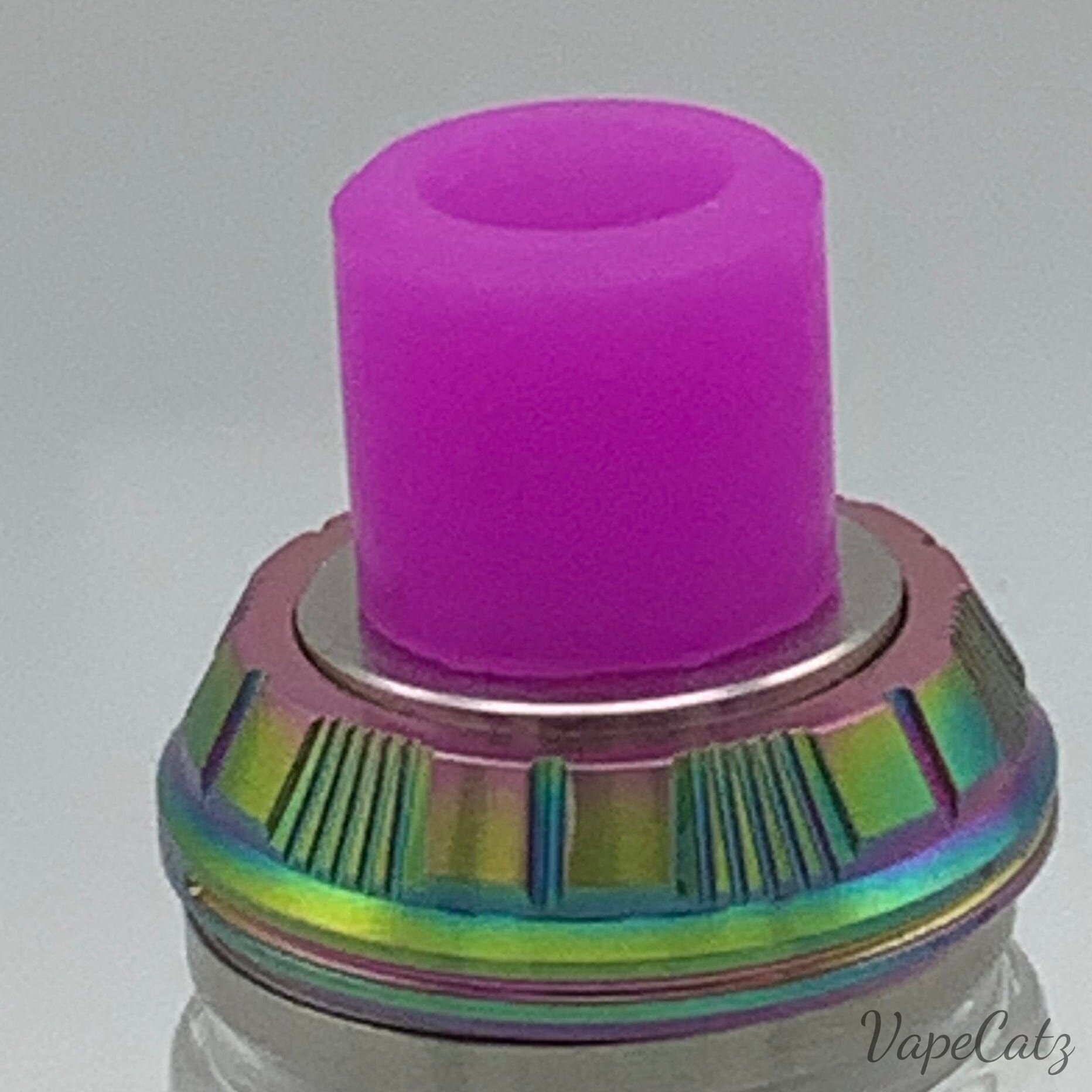 810 Silicone Drip Tips - Totally Unbreakable! and bright! YA3 Vape Accessories 810 Drip Tip Neon Purple