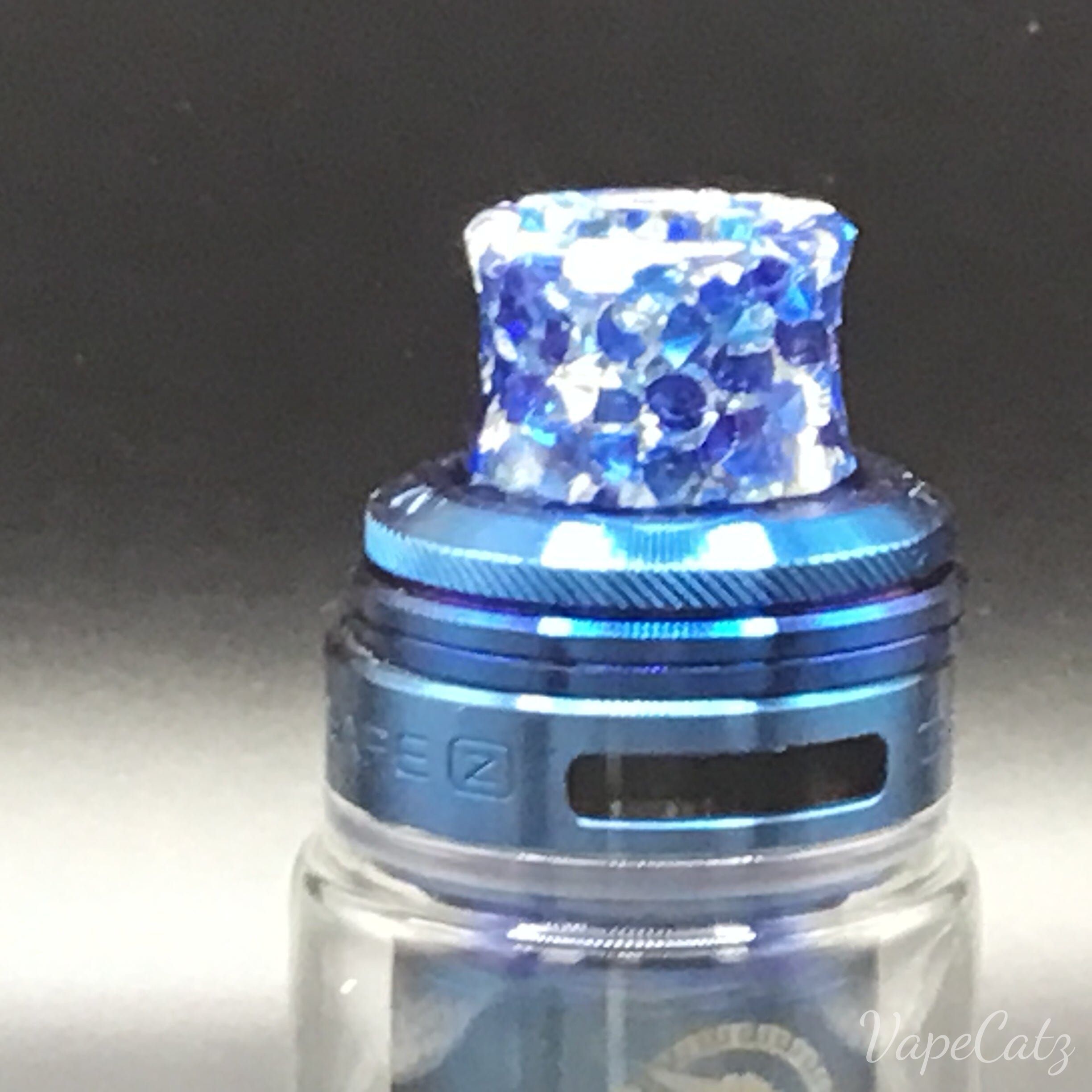 810 Standard Wide-Bore Drip Tip - and more colors! YB3 810 Drip Tip Dark Sapphire with Silver Flakes