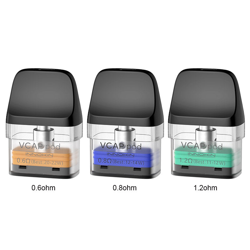 Innokin VCAP Pod Cartridge for Endura V, V Box / Trine Kit, Trine SE Kit, V Pro Kit 2ml & 3ml