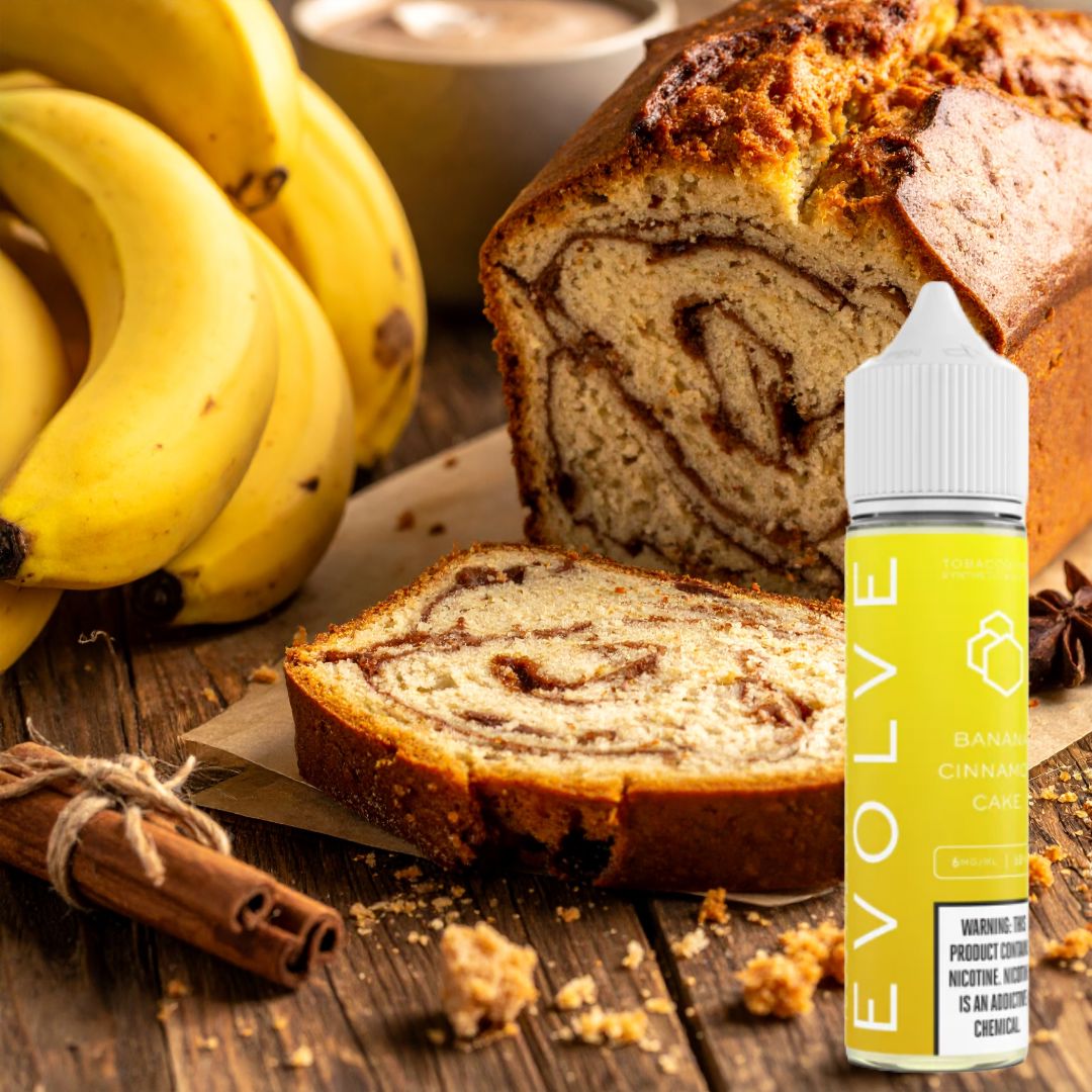 Banana Cinnamon Cake E-Liquid Evolve