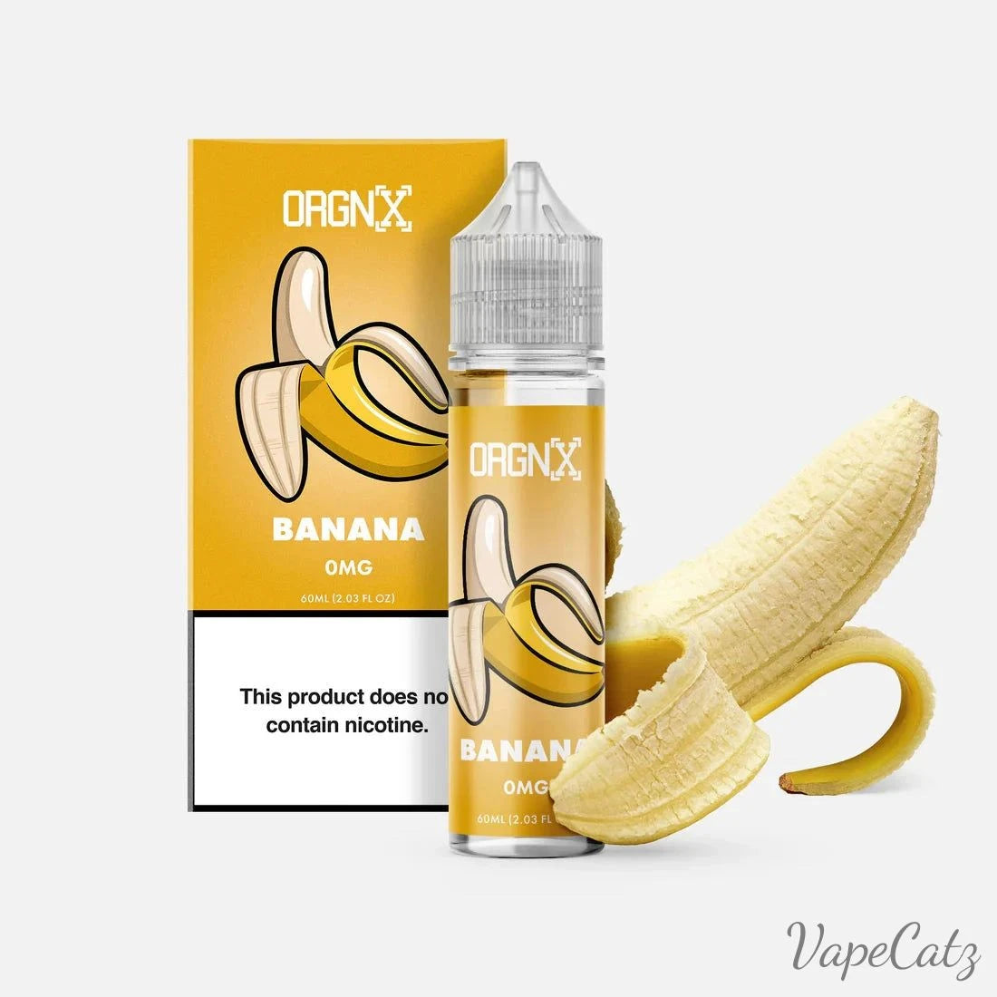 Banana E-Liquid 60mL – Freebase E-liquid ORGNX