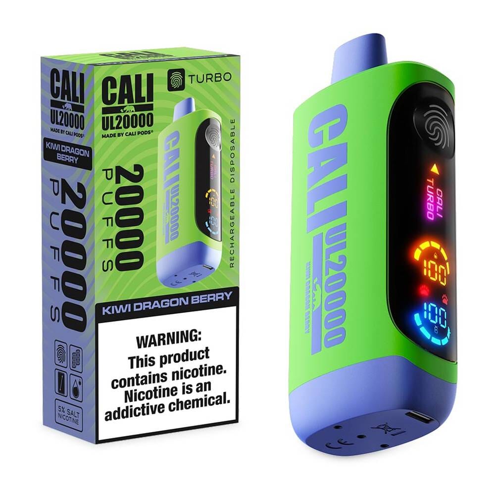 Cali UL20000 Turbo Disposable Wicked & Vivi's House Kiwi Dragon Berry