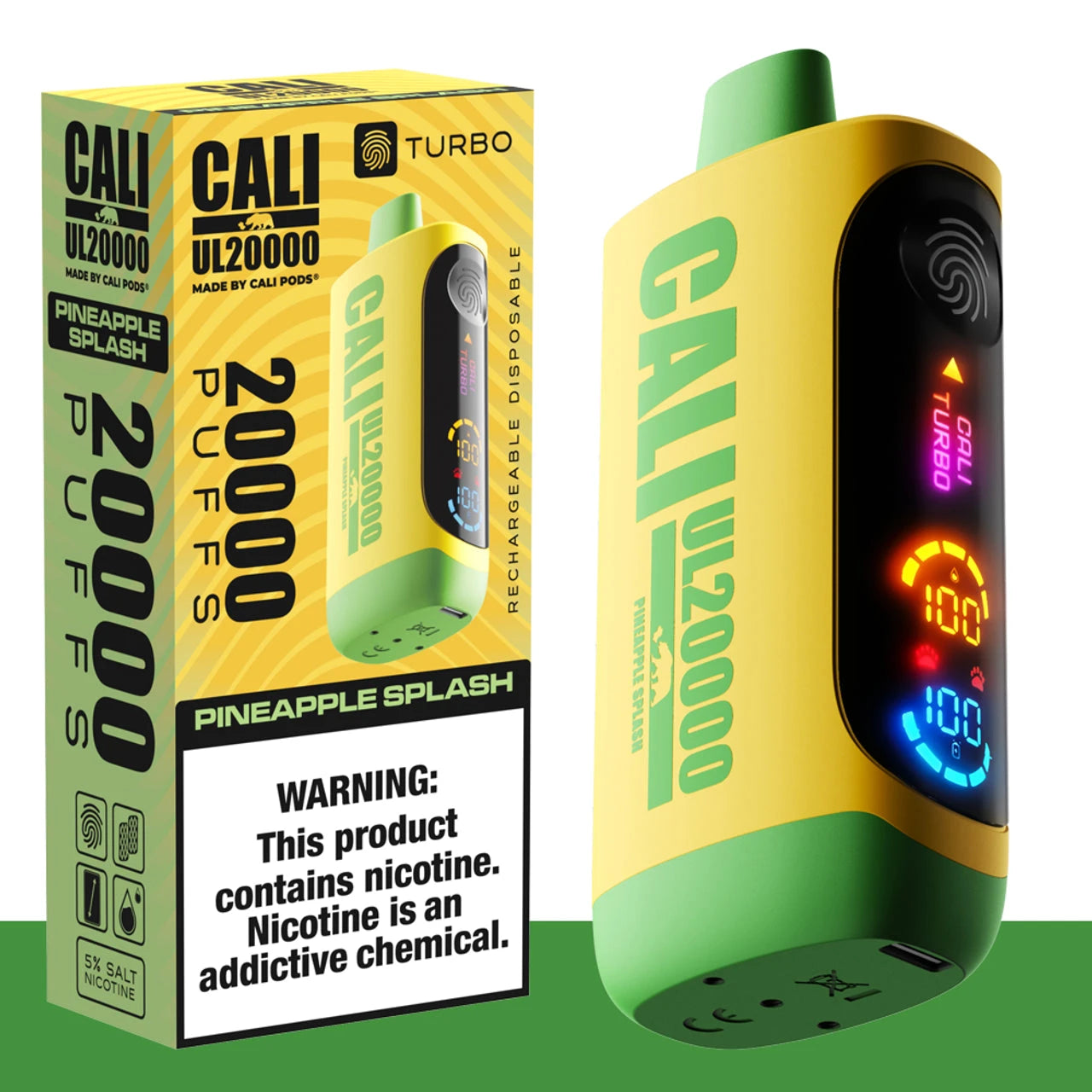 Cali UL20000 Turbo Disposable Wicked & Vivi's House Pineapple Splash