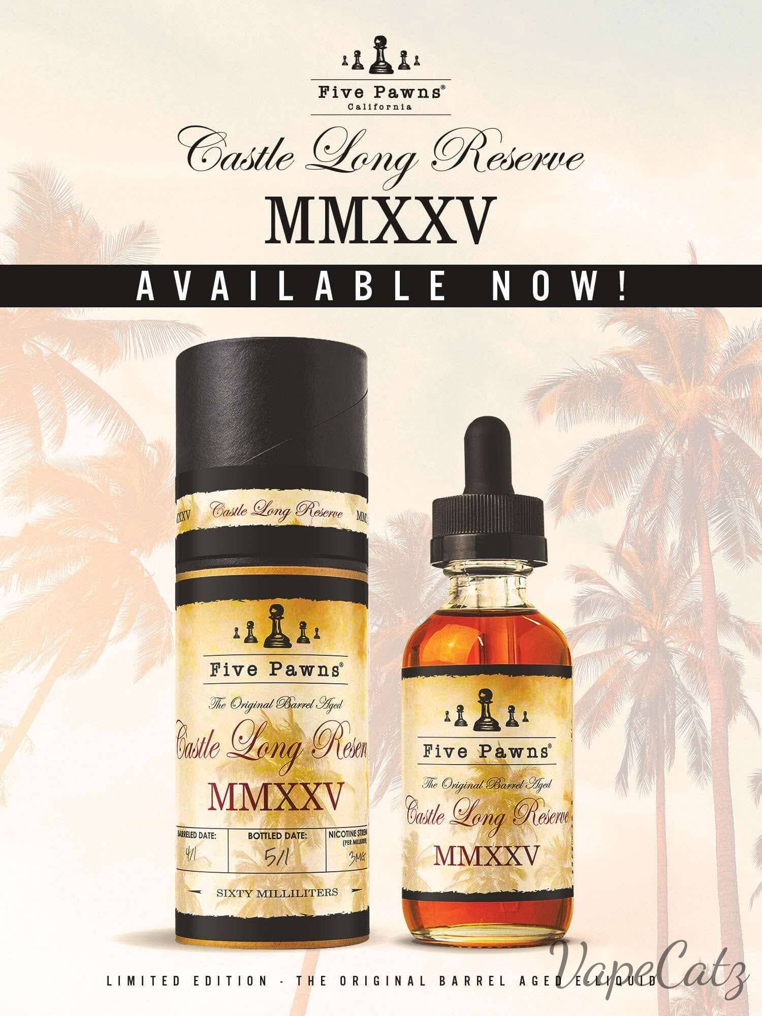 Castle Long Reserve - MMXXV - 2025 E-liquid Five Pawns