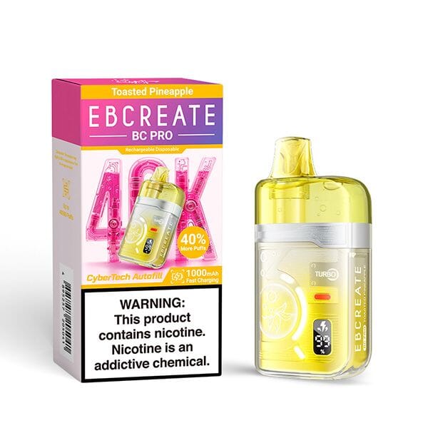 EBCREATE BC Pro 40K Disposable Wicked & Vivi's House Toasted Pineapple