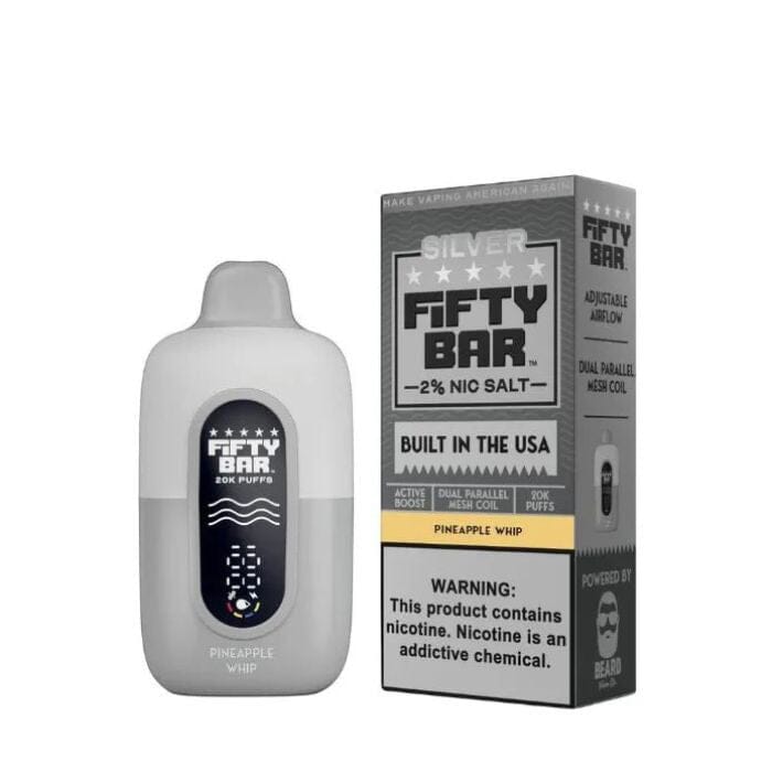 Fifty Bar Silver Series 20% Disposable Wicked & Vivi's House Pineapple Whip