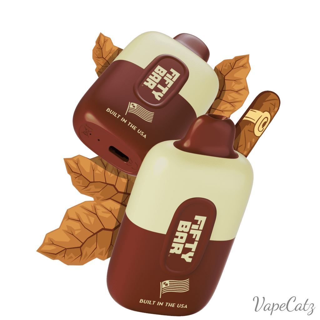 Fifty Bar USA Made Disposable Fifty Bar Gold Tobacco