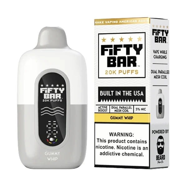 Fifty Bar USA Made Disposable Fifty Bar Gummy Whip
