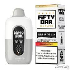 Fifty Bar USA Made Disposable Fifty Bar Strawmelon Twist