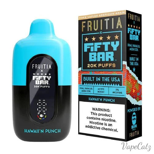 Fifty Bar USA Made Fruitia Collection Disposable Fifty Bar Hawaii’n Punch