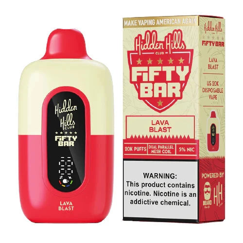 Fifty Bar USA Made Fruitia Collection Disposable Fifty Bar Lava Blast