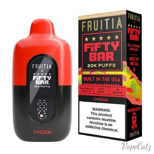 Fifty Bar USA Made Fruitia Collection Disposable Fifty Bar Swedish