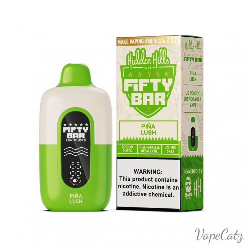 Fifty Bar USA Made Hidden Hills Collection Disposable Fifty Bar Pina Lush