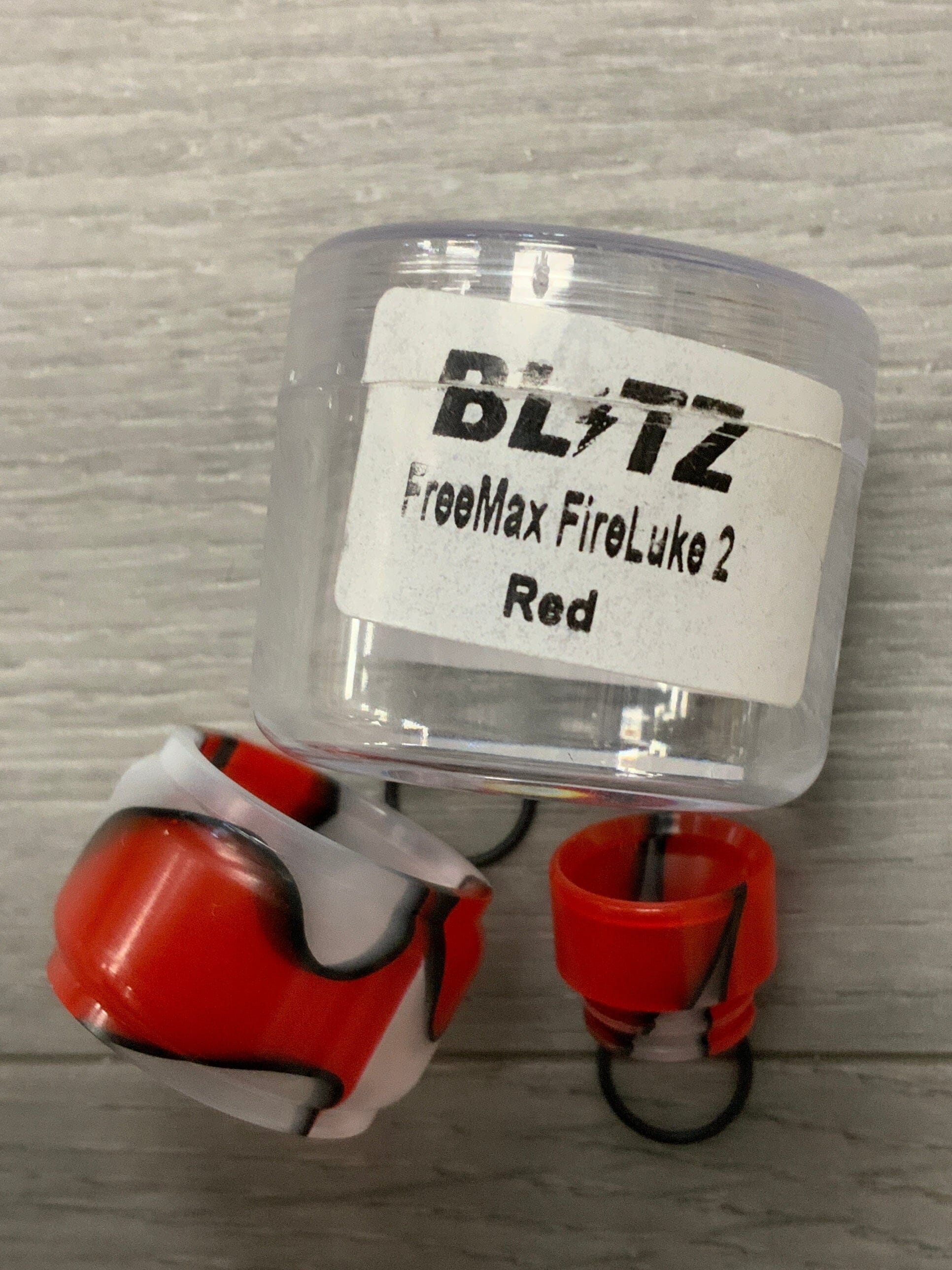 Freemax Fireluke 2 Replacement Resin Tank Replacement Coil Freemax Red - Actually more Orange & White